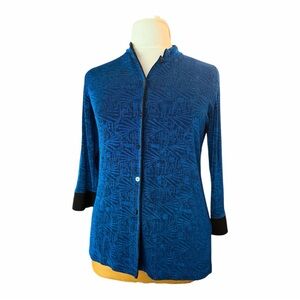 Chicos Light Weight Travelers Collection Women’s Buttoned Up Jacket, Casual